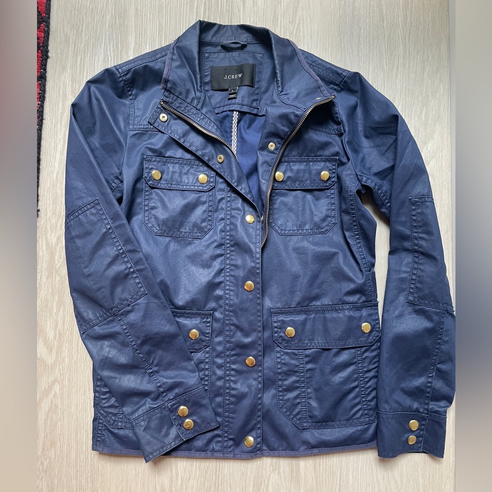 J. Crew Waxed Cotton Barn Jacket